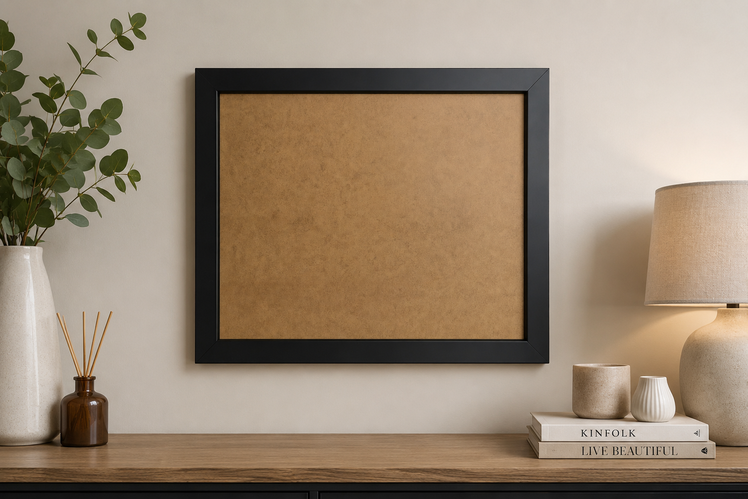 22mm Modern Flat Black Picture Frame - Frame It By Lesley